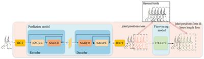 An initial prediction and fine-tuning model based on improving GCN for 3D human motion prediction